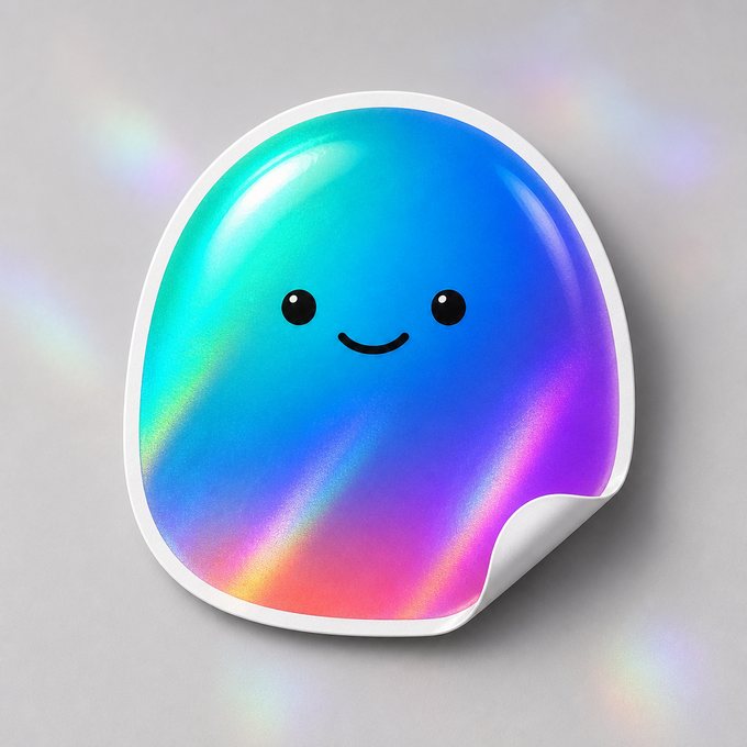 Holographic vs Glitter Stickers: What's the Difference?